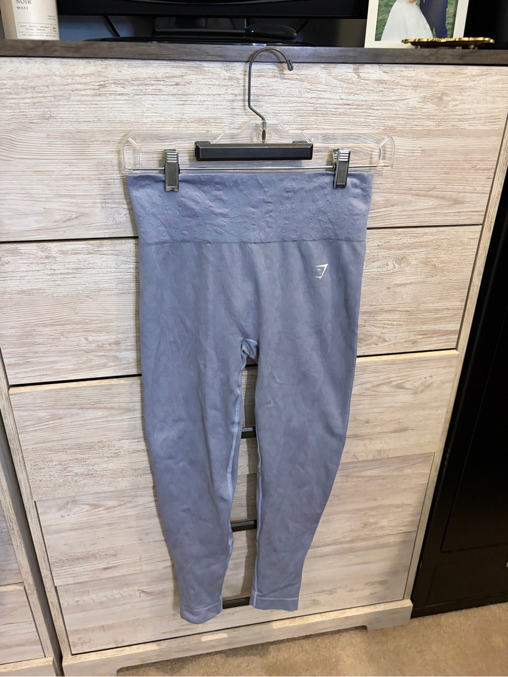 Gymshark Adapt Camo Seamless Leggings Size M Lavender Blue Activewear